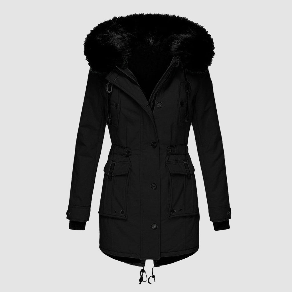 Women's Hooded Winter Coat – Tailored Insulated Cold Weather Coat