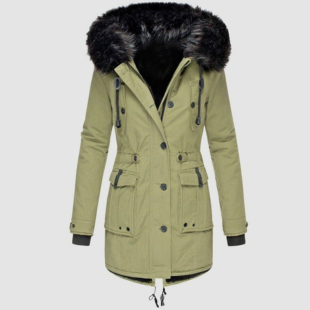 Women's Hooded Winter Coat – Tailored Insulated Cold Weather Coat