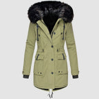 Women's Hooded Winter Coat – Tailored Insulated Cold Weather Coat