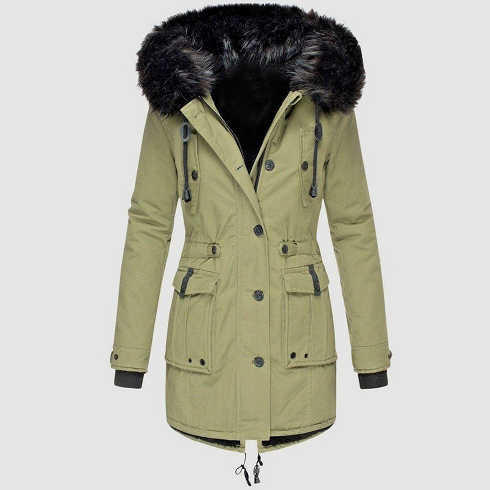 Women's Hooded Winter Coat – Tailored Insulated Cold Weather Coat