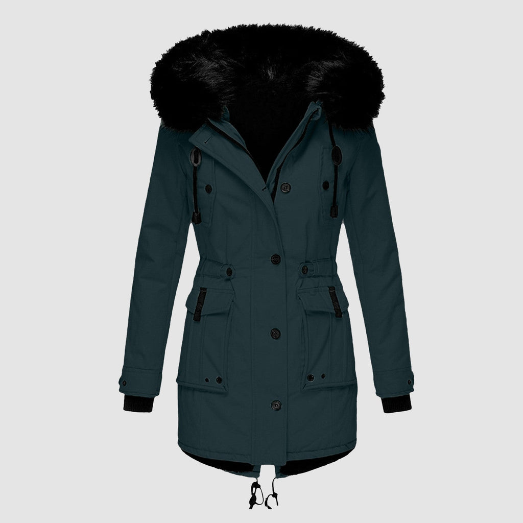 Women's Hooded Winter Coat – Tailored Insulated Cold Weather Coat