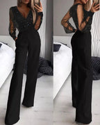 Women's Casual Wide Leg Jumpsuit – Relaxed Everyday Jumpsuit