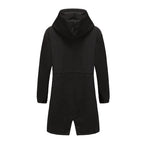 Women's Long Hooded Trench Coat – Lightweight Transitional Coat