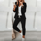 Women's Tailored Blazer Set – Elegant Office Set – Peyton