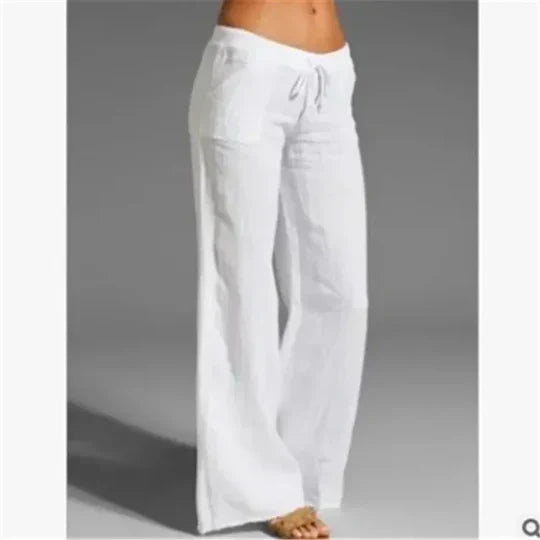 Women's Casual Linen Pants – Relaxed Summer Pants