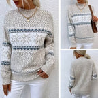 Women's Vintage Sweater – Classic Autumn Knit Sweater
