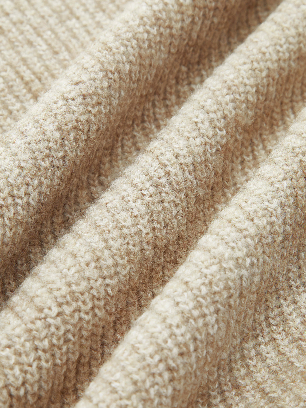 Women's Quarter-Zip Sweater – Ribbed Stand Collar Pullover Sweater