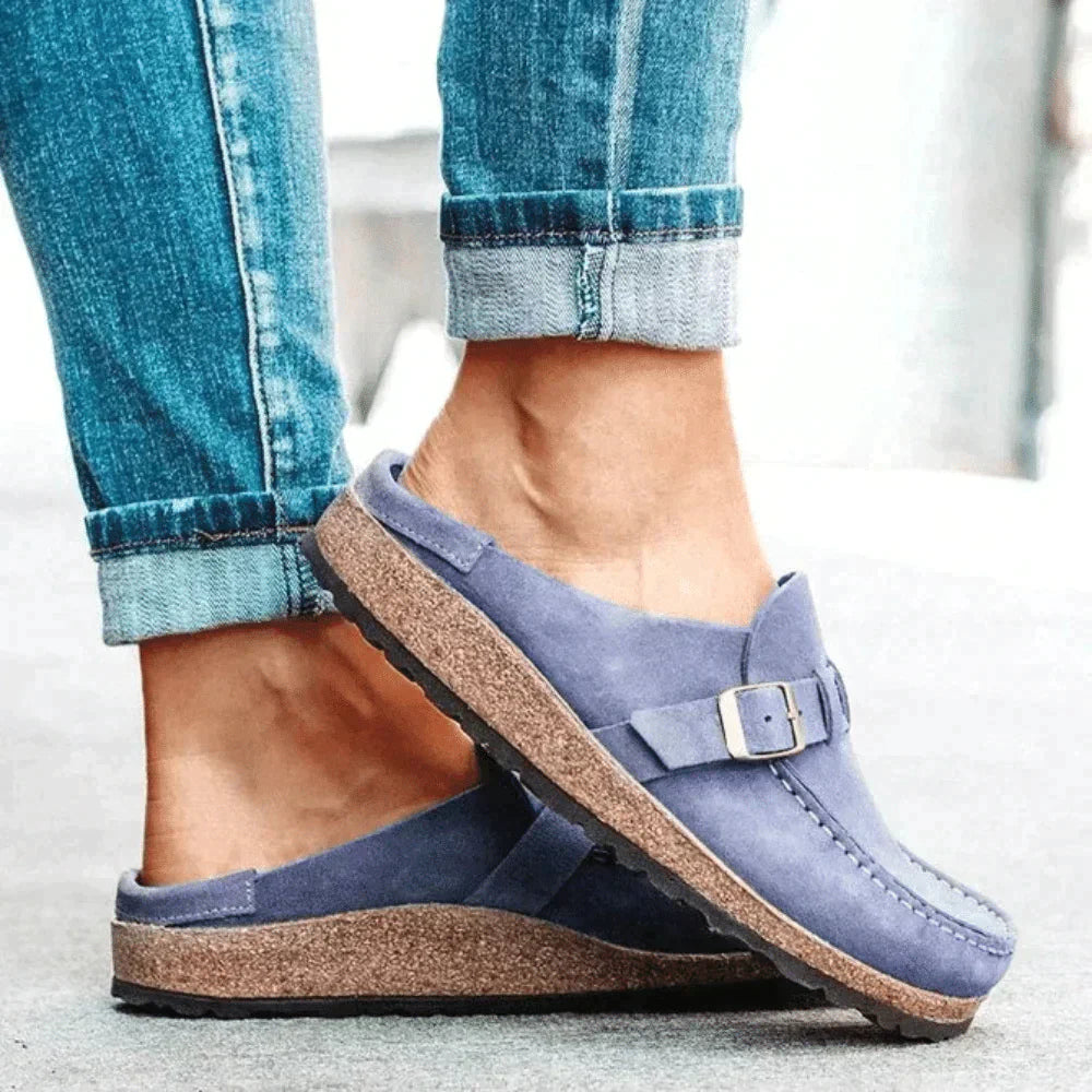 Women's Casual Loafers with Rounded Toe and Flexible Sole