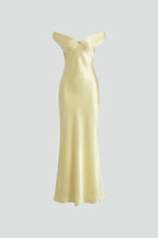 Women's Off-Shoulder Maxi Dress – Elegant Evening Dress