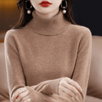 Women's Roll Neck Sweater – Classic Warm Winter Knit Sweater