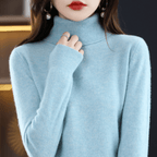 Women's Roll Neck Sweater – Classic Warm Winter Knit Sweater