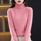 Women's Roll Neck Sweater – Classic Warm Winter Knit Sweater