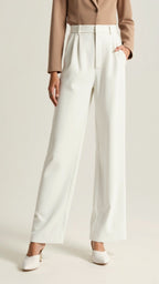 Women's High Waist Pants – Wide Leg Casual Pants – Aviana