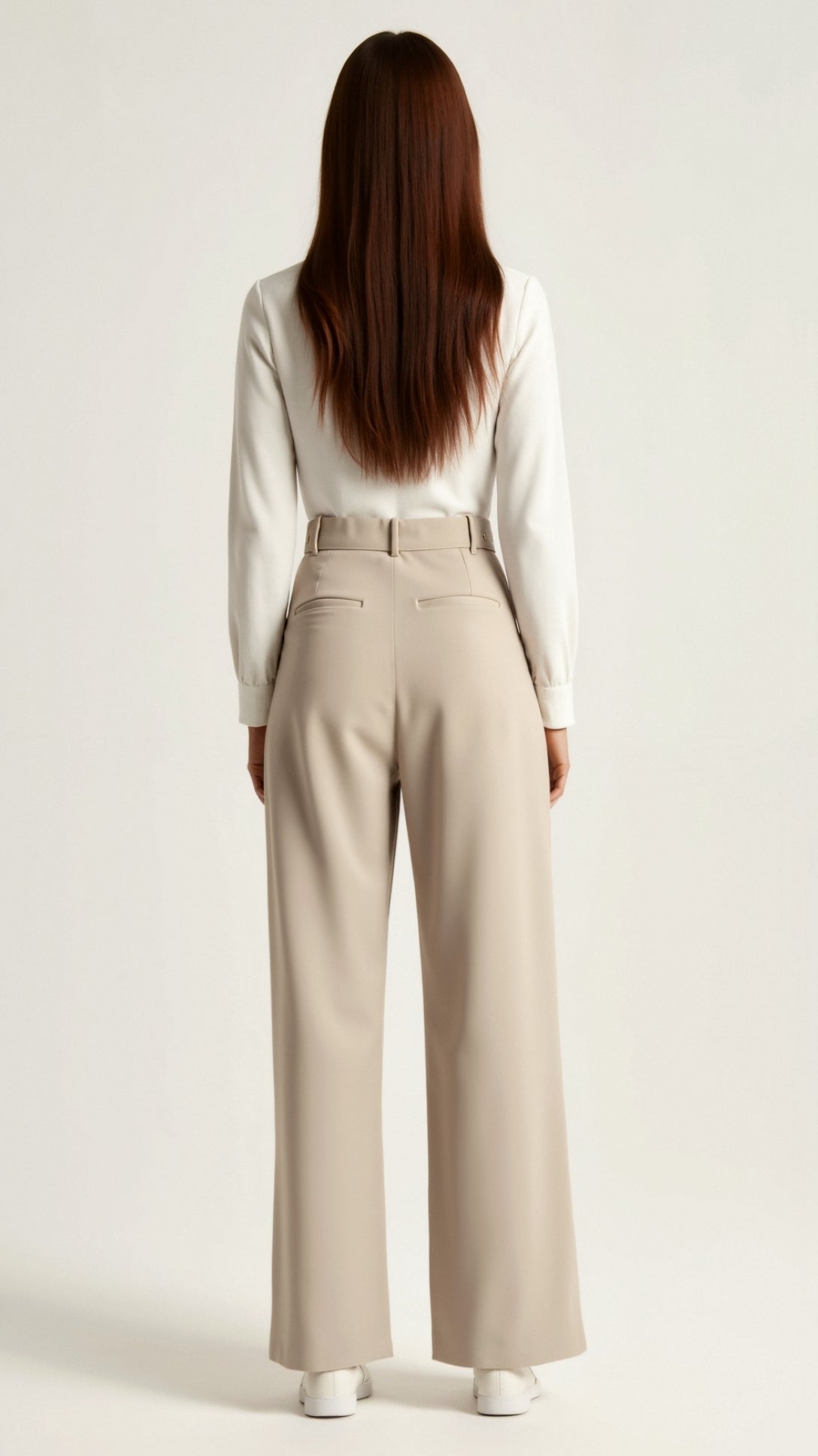 Women's High Waist Pants – Wide Leg Casual Pants – Aviana