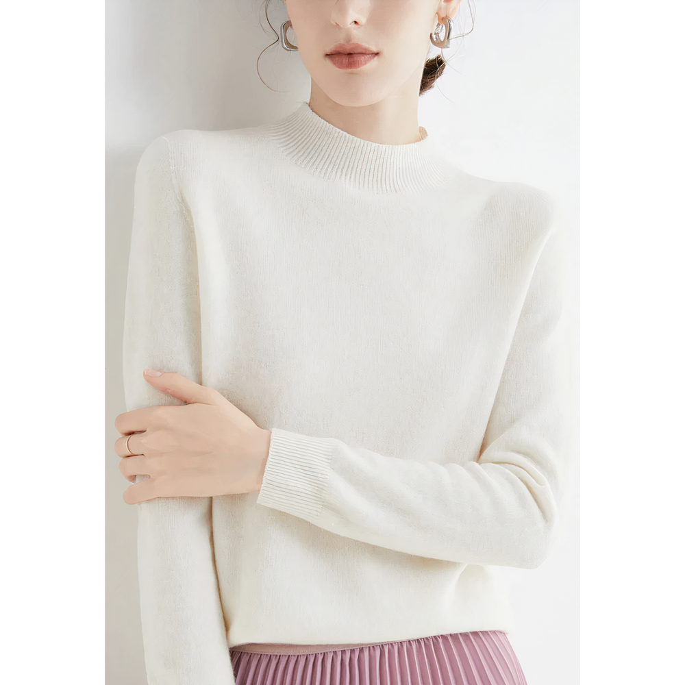 Women's Classic Sweater – Soft Long Sleeve Knit Sweater