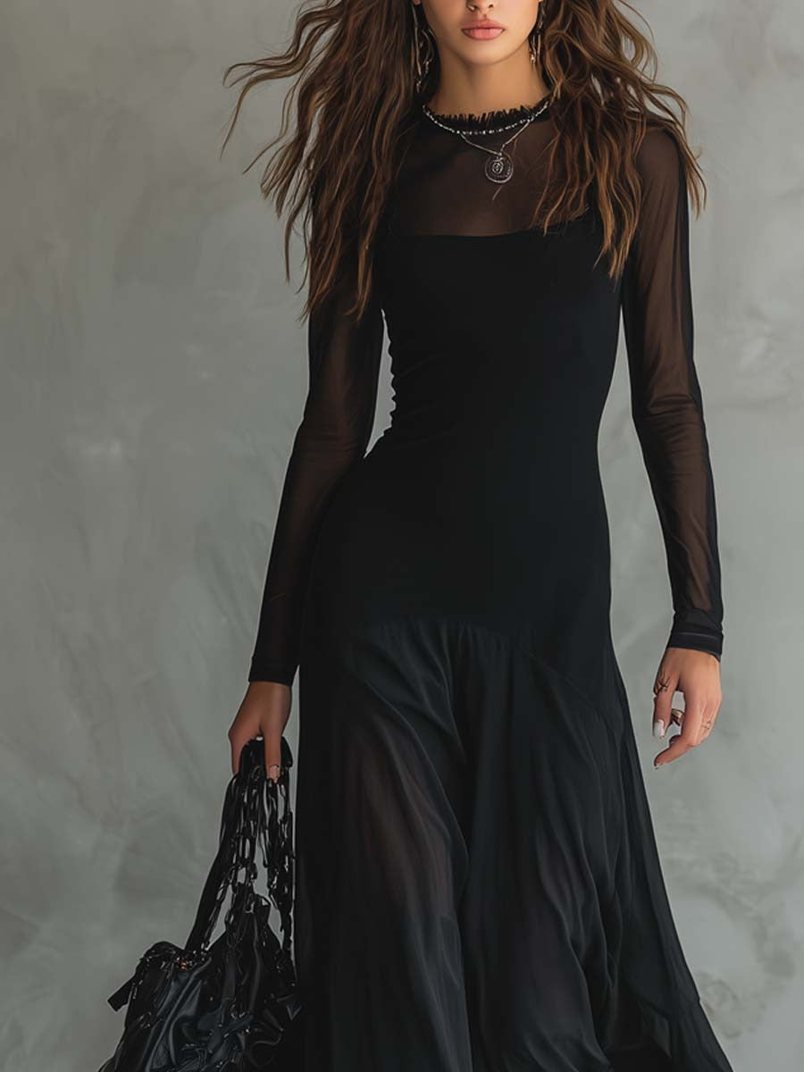 Women's Flowy Maxi Dress – Lightweight Formal Occasion Dress