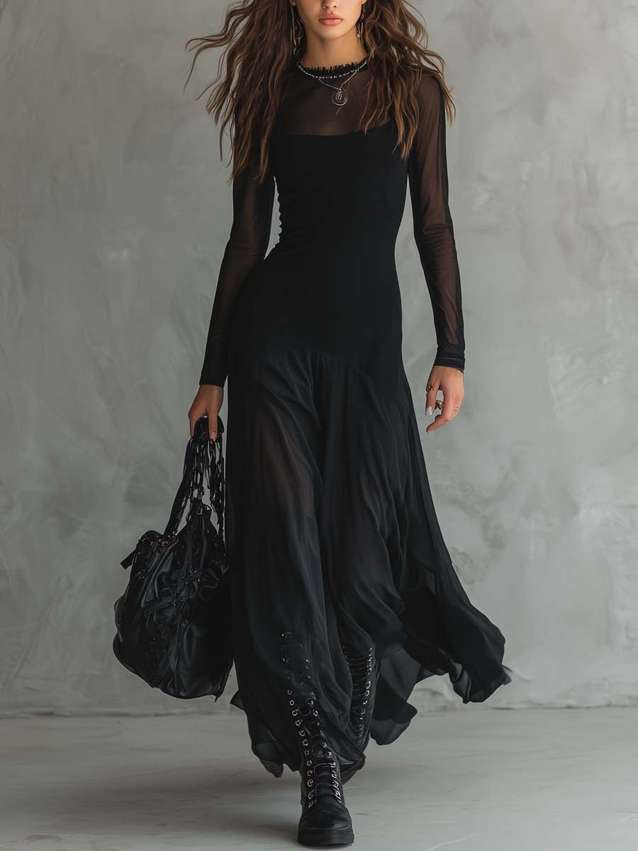 Women's Flowy Maxi Dress – Lightweight Formal Occasion Dress