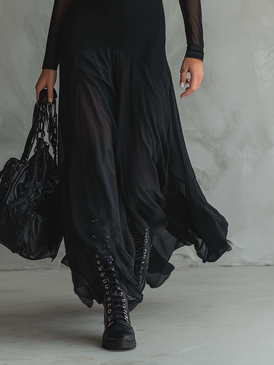 Women's Flowy Maxi Dress – Lightweight Formal Occasion Dress