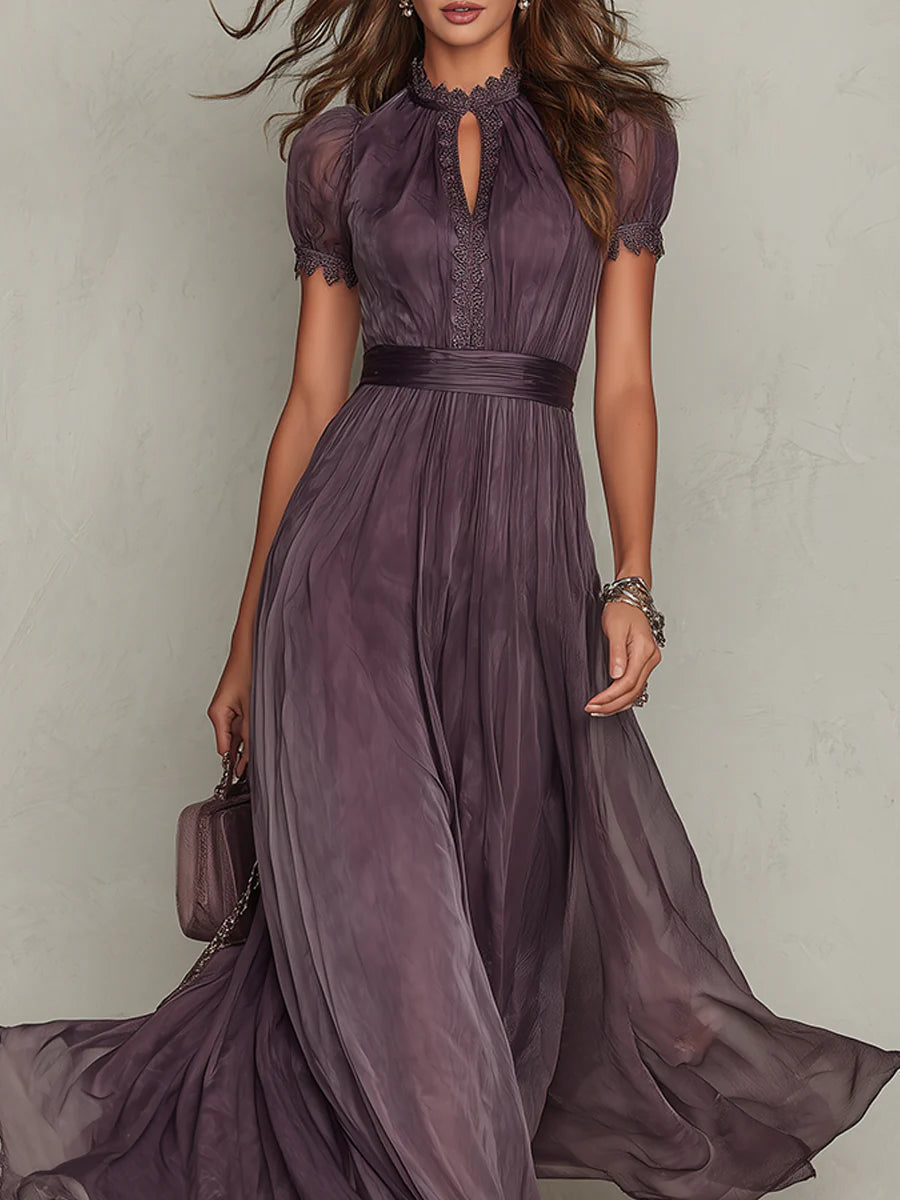 Women's Sleeveless Midi Dress – High Neck Pocket Summer Dress