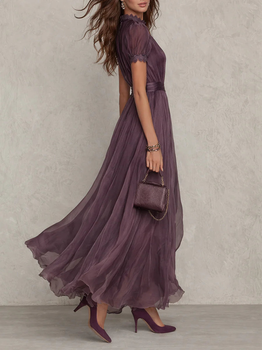 Women's Sleeveless Midi Dress – High Neck Pocket Summer Dress