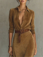 Women's Elegant Maxi Dress – Chic Occasion Dress – Lunori Célianne