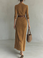 Women's Elegant Maxi Dress – Chic Occasion Dress – Lunori Célianne