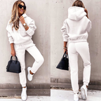 Women's Oversized Hoodie Jogger Set – High Waist Casual Tracksuit Set