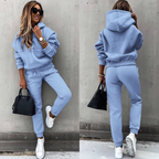 Women's Oversized Hoodie Jogger Set – High Waist Casual Tracksuit Set