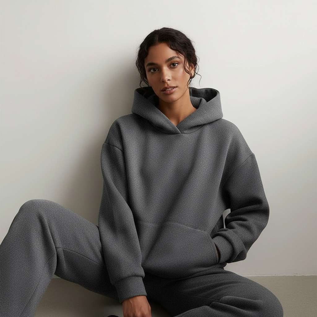 Women's Relaxed Sweat Set – Oversized Lounge Set