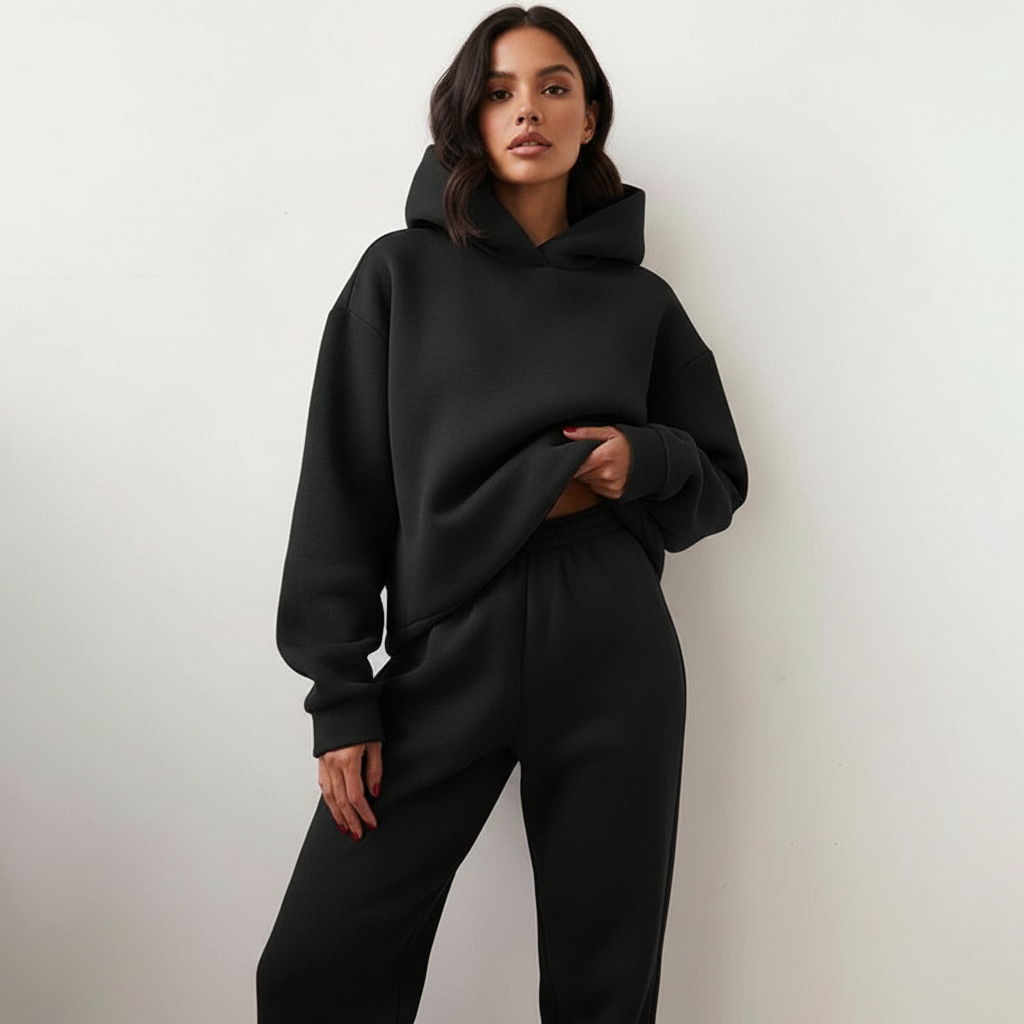 Women's Relaxed Sweat Set – Oversized Lounge Set