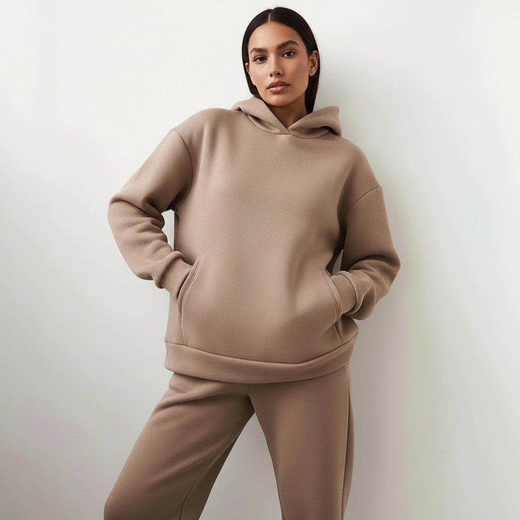 Women's Relaxed Sweat Set – Oversized Lounge Set