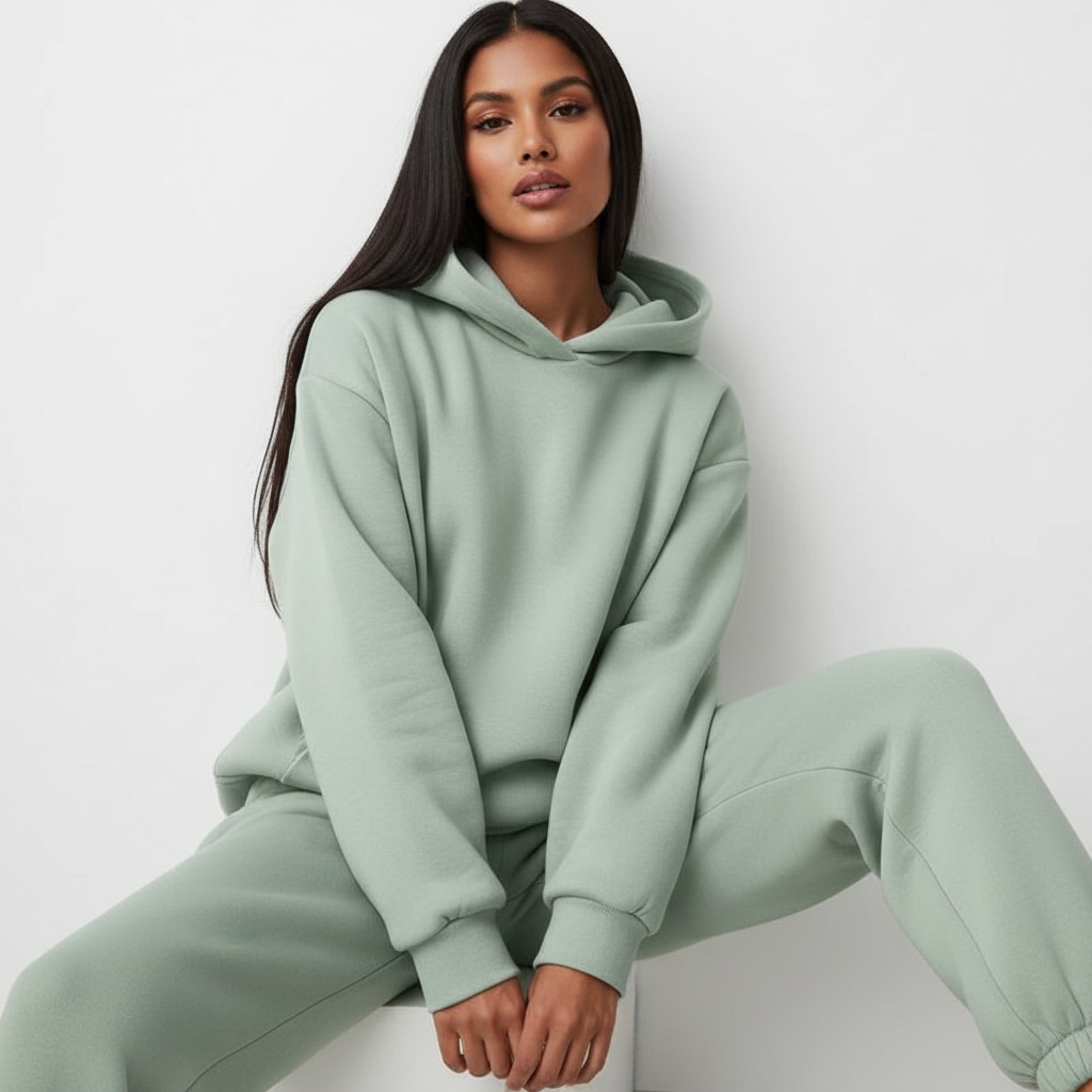 Women's Relaxed Sweat Set – Oversized Lounge Set