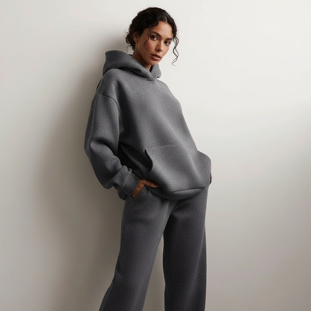 Women's Relaxed Sweat Set – Oversized Lounge Set
