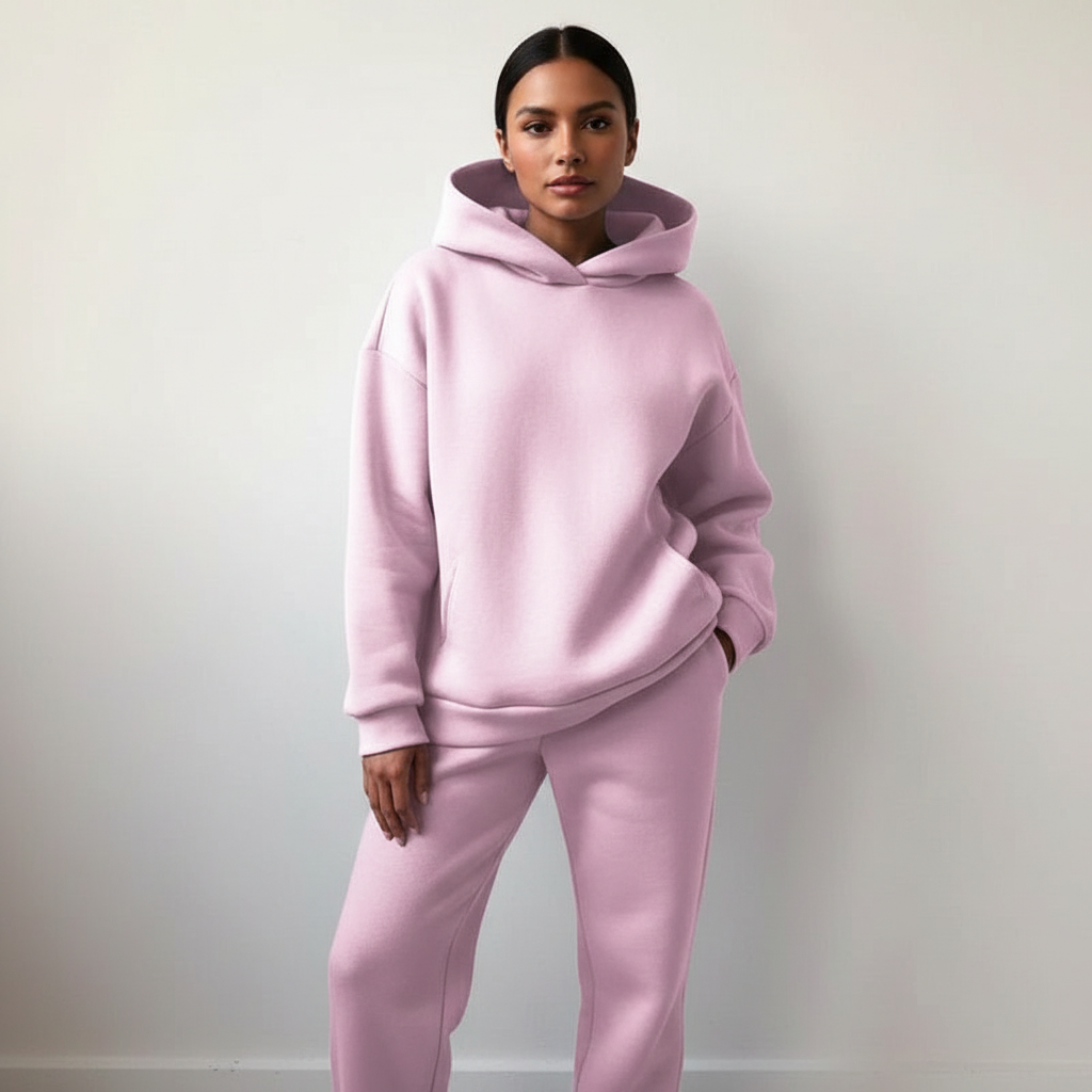 Women's Relaxed Sweat Set – Oversized Lounge Set