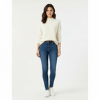 Women's Textured High Neck Sweater – Ribbed Long Sleeve Pullover