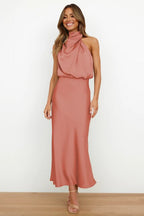 Women's Off-Shoulder Maxi Dress – Bodycon Formal Evening Cocktail Dress