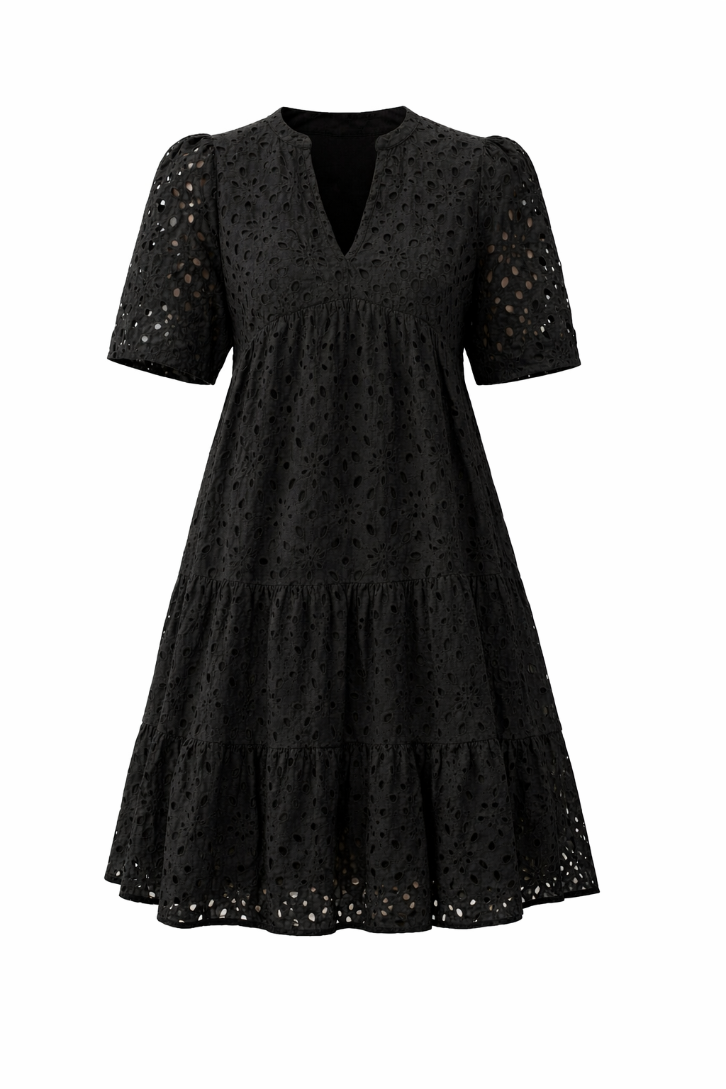 Women's Broderie Midi Dress – Embroidered Summer Dress