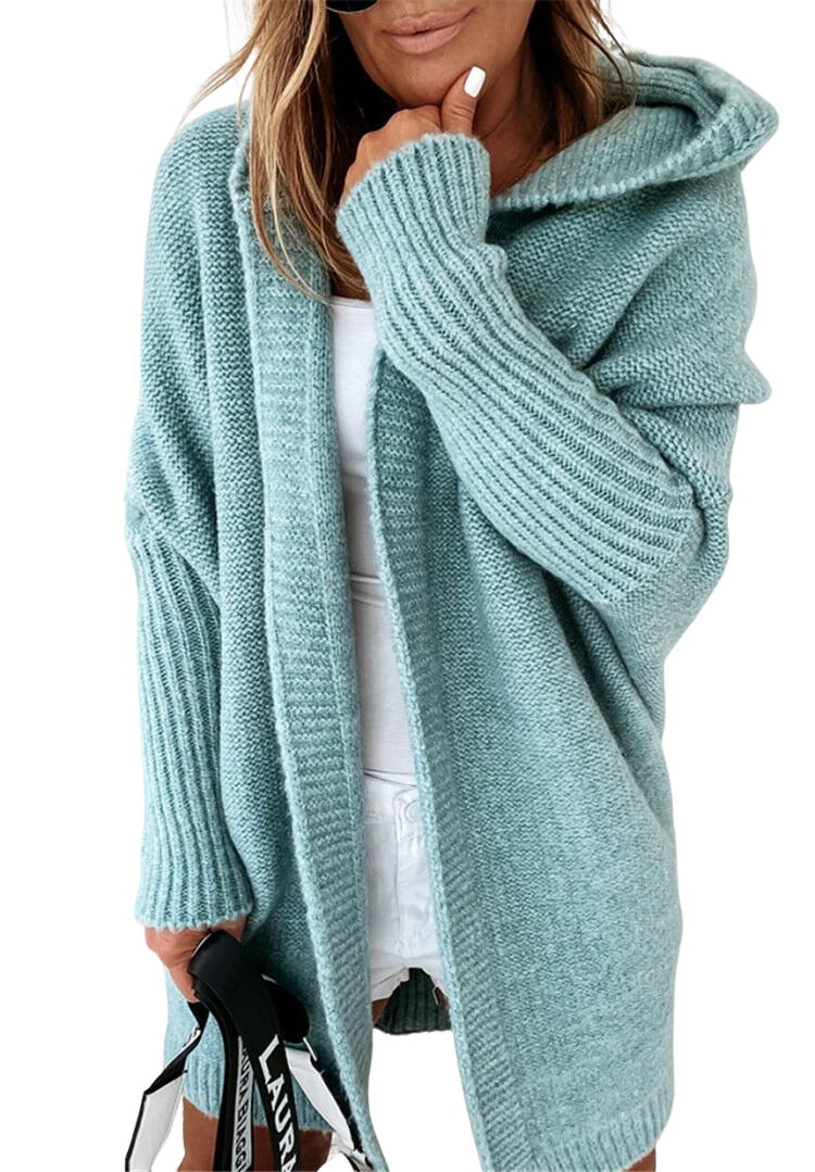 Women's Relaxed Sleeve Cardigan – Oversized Longline Cardigan