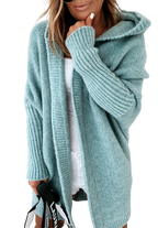 Women's Relaxed Sleeve Cardigan – Oversized Longline Cardigan