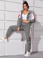 Women's Zip-Up Lounge Set – Hooded Legging Co-Ord