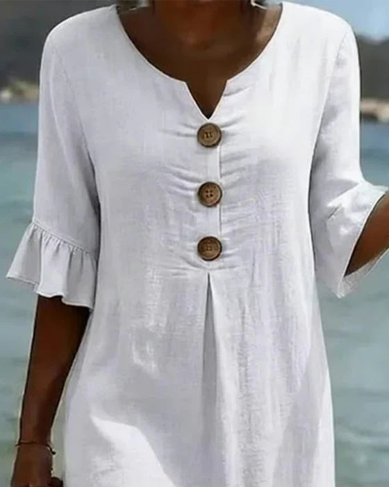 Women's Relaxed Fit Dress – Flowy Everyday Day Dress