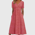 Women's Tummy Control Dress – Flattering Midi Dress – Viola