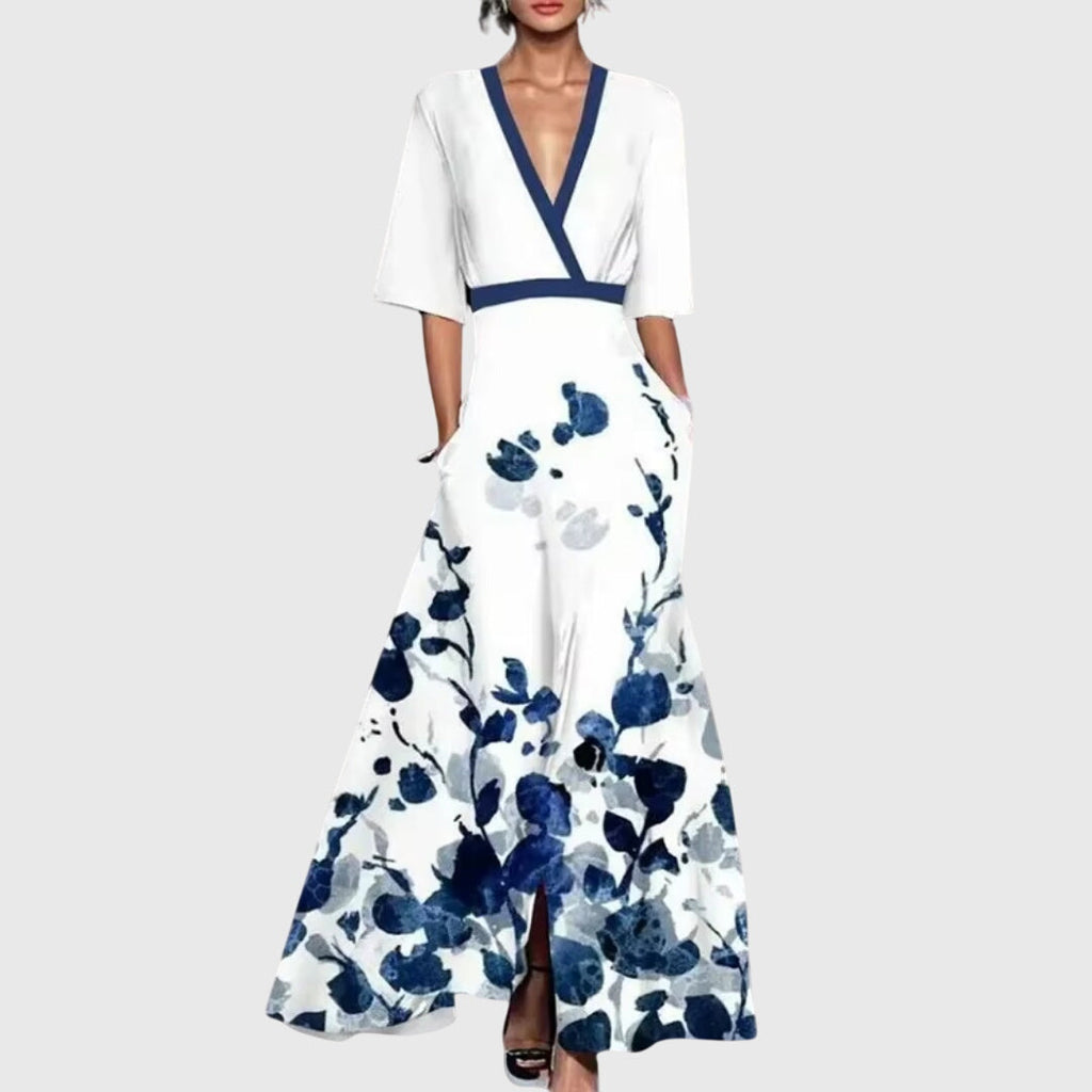 Adeline | Elegant Floral Spring Dress