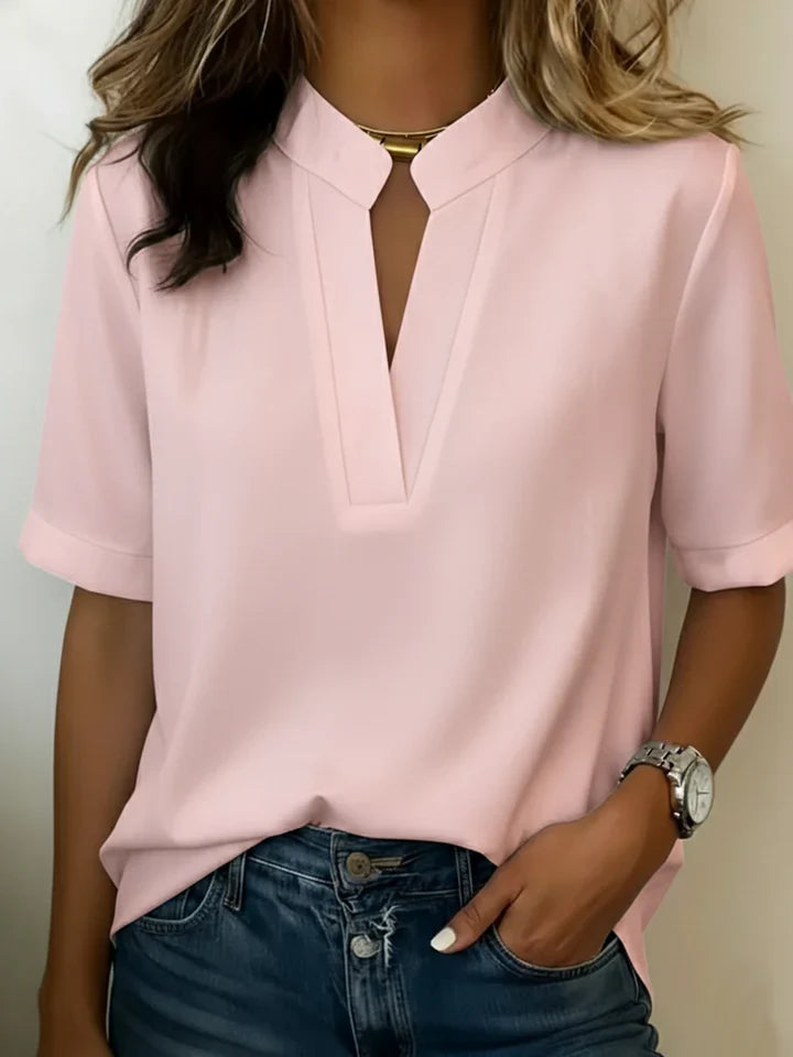 Women's Relaxed Dressy Blouse – Flowy Day-to-Night Blouse