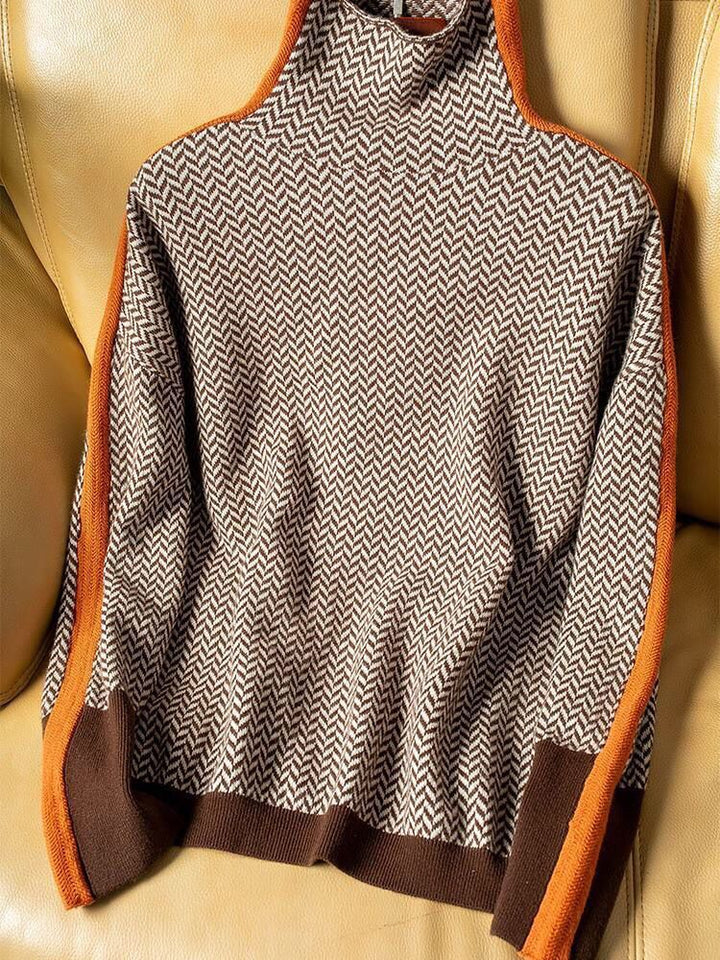 Women's Classic Knit Sweater – Soft Crew Neck Long Sleeve Pullover