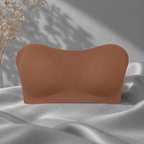 Women's Strapless Wireless Bra – Crossover Side Closure Support Bra