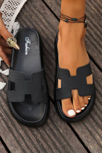 Women's Open Toe Slippers with Soft Footbed and Lightweight Sole