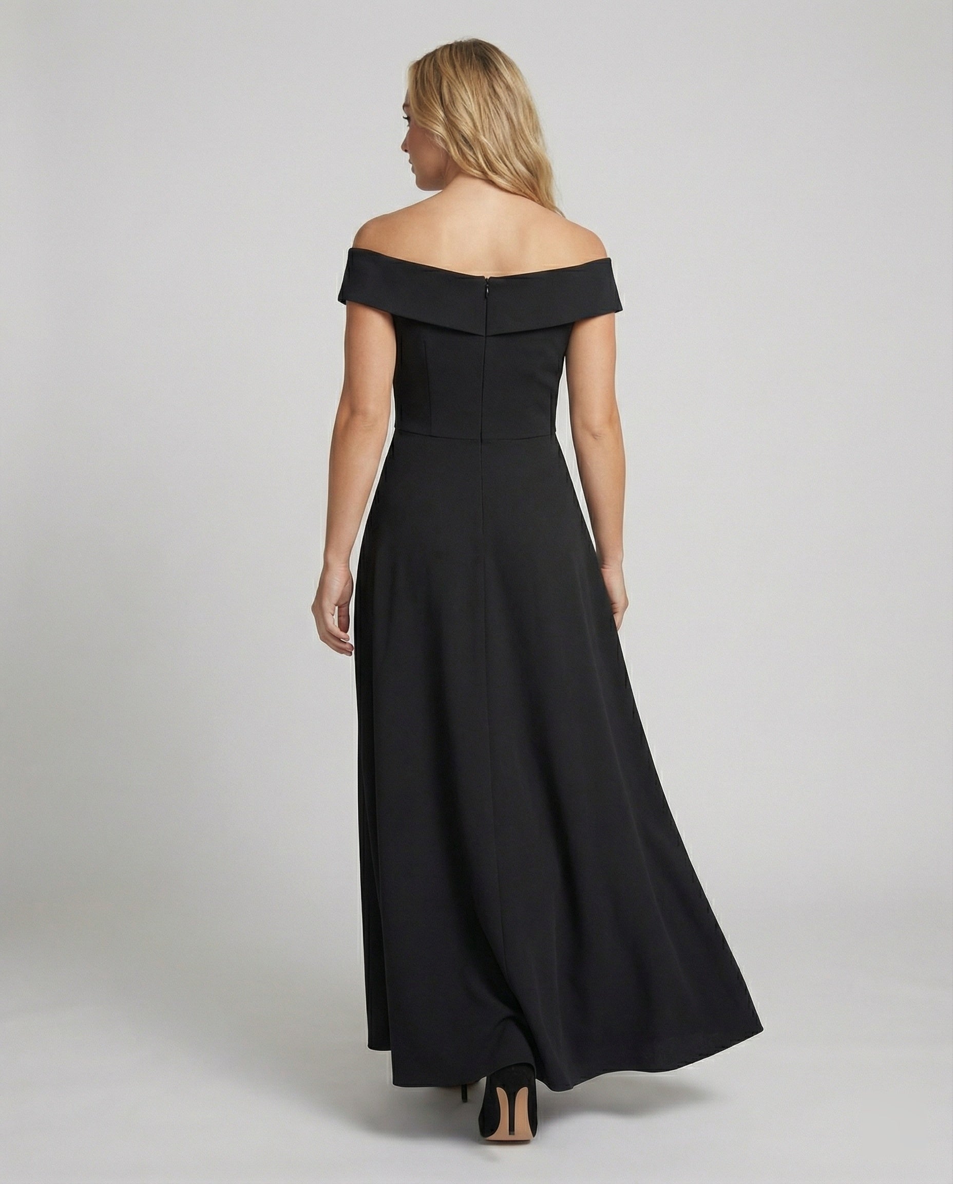 Women's Maxi Dress – Off-Shoulder Occasion Dress – Solenne