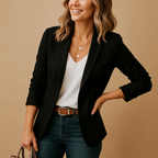 Women's Slim Fit Blazer – Figure-Flattering Office Blazer – Avery