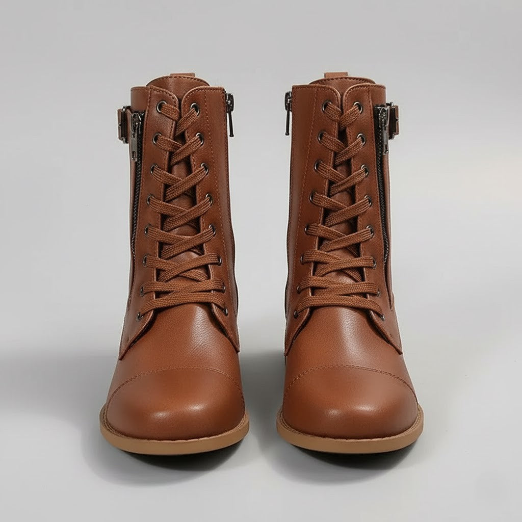 Women's Ankle Boots – Orthopedic Zip-Up Boots – Bonita